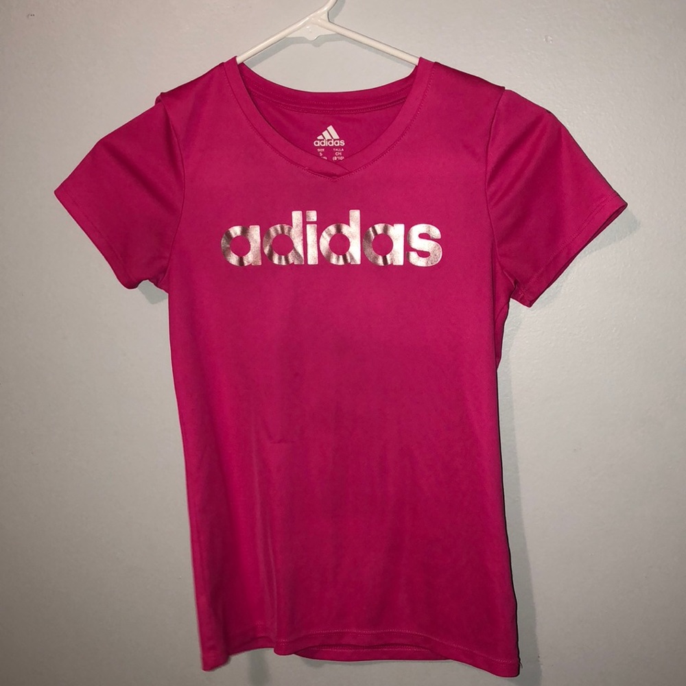 adidas pink shirt